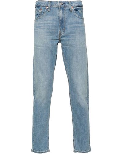 Levi's High-Waist-Jeans mit Logo-Patch - Blau