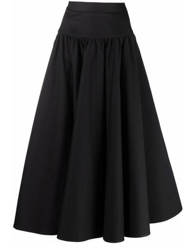 Roberto Cavalli A-line Maxi Skirt - Black