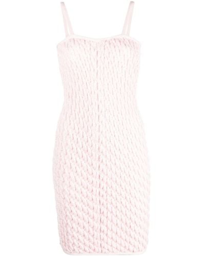 Isa Boulder Cereal Sleeveless Knit Minidress - Pink