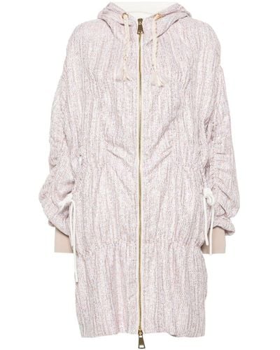 Khrisjoy Khris Cloud Tweed Coat - White