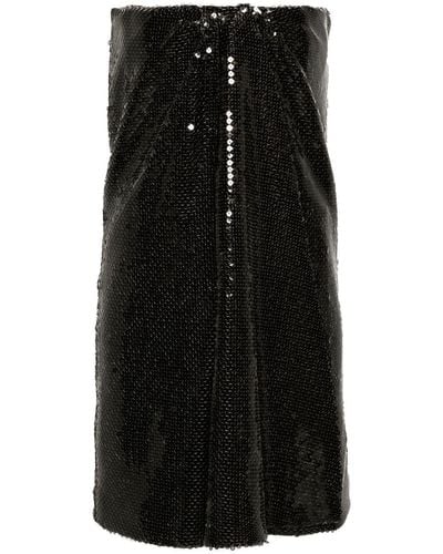 16Arlington Mirai Sequin-embellished Mini Dress - Black