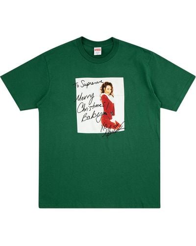 Supreme T-shirt Met Print - Groen