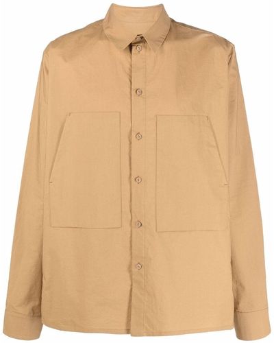 Toogood Patch-pockets Cotton Shirt - Natural