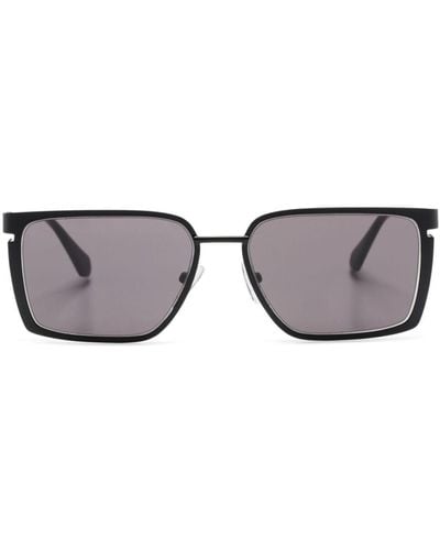 Off-White c/o Virgil Abloh Yoder Rectangle-frame Sunglasses - Grey
