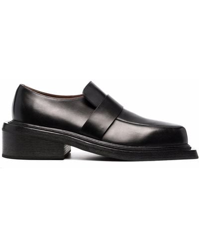 Marsèll Spatoletto Leather Loafers - Black