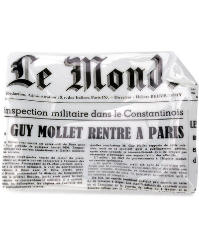 Fornasetti Cendrier Newspaper - Métallisé