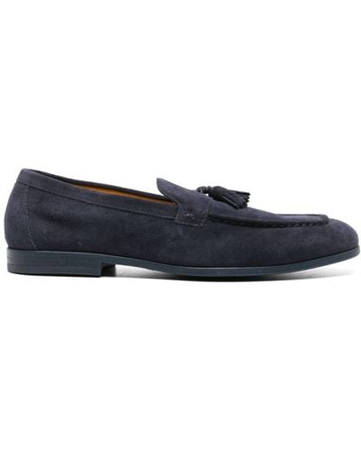 Doucal's Tassel-detail Suede Loafers - Blue