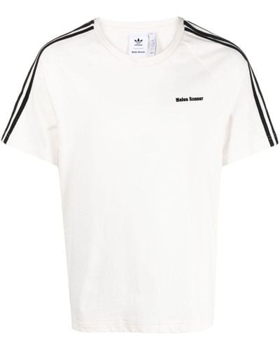 adidas Originals X Wales Bonner T-Shirt aus Bio-Baumwolle - Weiß