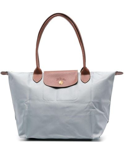 Longchamp Medium Le Pliage Tote Bag - Gray