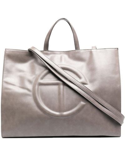 Telfar Large Shopping Bag - Grey