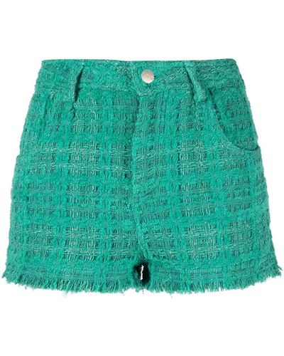 IRO Shorts Esta in tweed - Verde