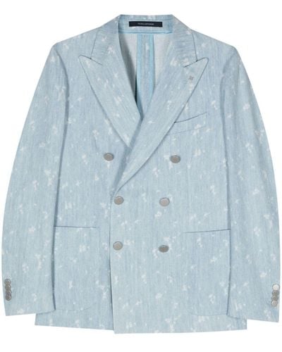 Tagliatore Darrel Double-breasted Blazer - Blue