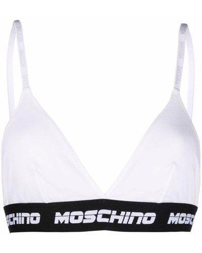 Moschino トライアングルブラ - ホワイト