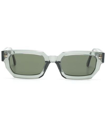 Ahlem Bonaparte Geometric-frame Sunglasses - Green