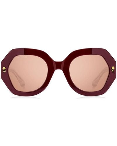 Etro Mania Oversize-frame Sunglasses - Brown