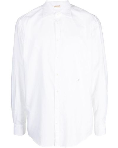 Massimo Alba Genova Long-sleeve Cotton Shirt - White