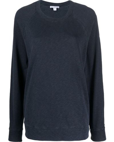 James Perse Round-neck Sweater - Blue