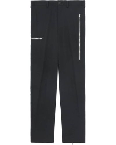 Undercover Zip-detail Straight-leg Pants - Black