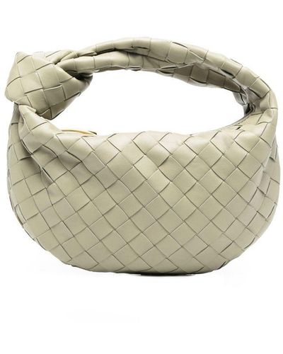 Bottega Veneta Mini Jodie Ledertasche - Weiß