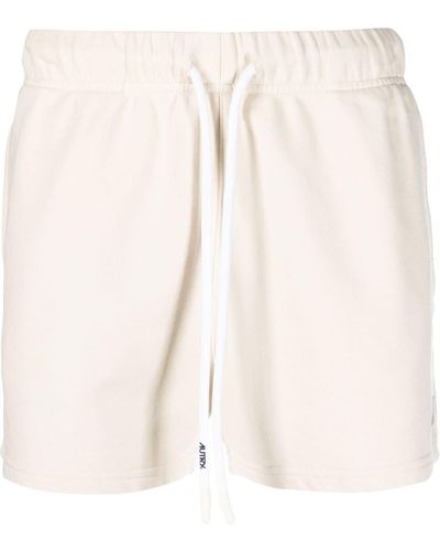 Autry Thigh-length Track Shorts - Natural