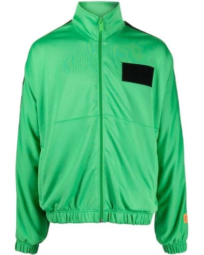 Heron Preston Tracktop Zipped Jacket - Green