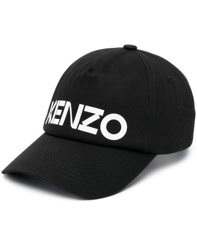KENZO Logo-print Baseball Cap - Black