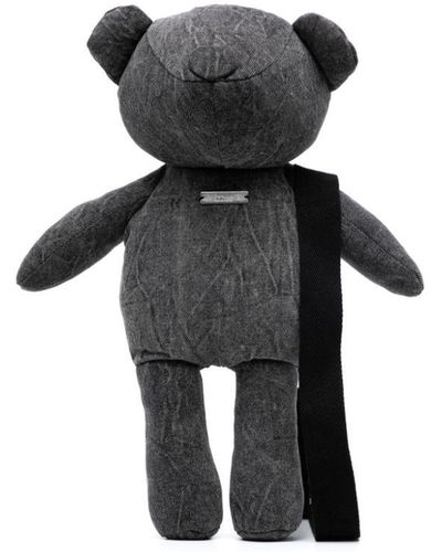 Izzue Bear-shaped Shoulder Bag - Black