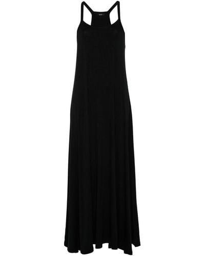 Liu Jo Sleeveless Jersey Maxi Dress - Black