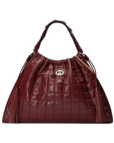 Gucci Deco Grote Shopper - Paars