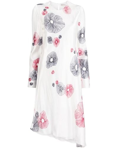 Ports 1961 Kleid mit Quallen-Print - Weiß