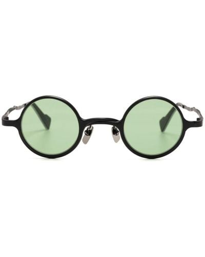 Kuboraum Sonnenbrille mit rundem Gestell - Grün