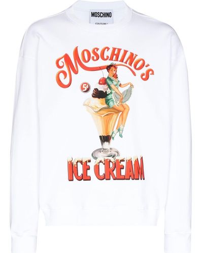 Moschino Diner Group スウェットシャツ - ホワイト
