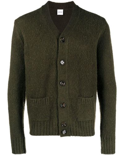 Aspesi Button-up Wool Cardigan - Green