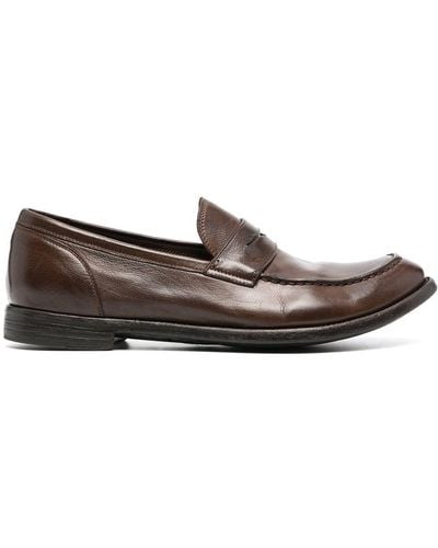 Officine Creative Anatomia 71 Loafers - Brown