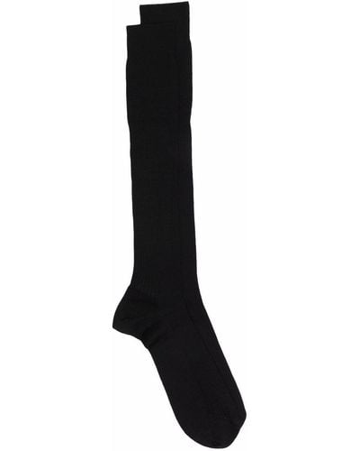 DSquared² Socken aus geripptem Strick - Schwarz