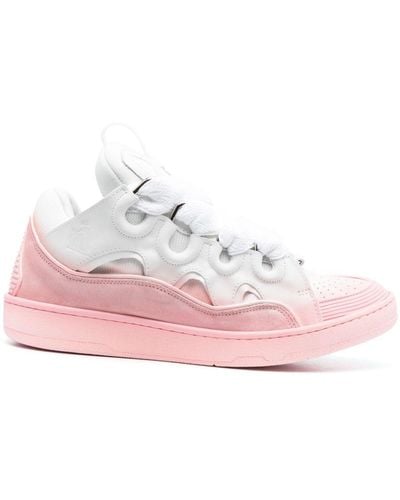 Lanvin Curb Sneakers Met Kleurverloop - Roze