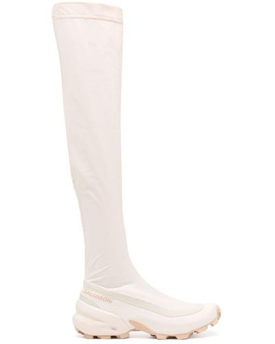 MM6 by Maison Martin Margiela Pink Salomon Edition Boots - Natural