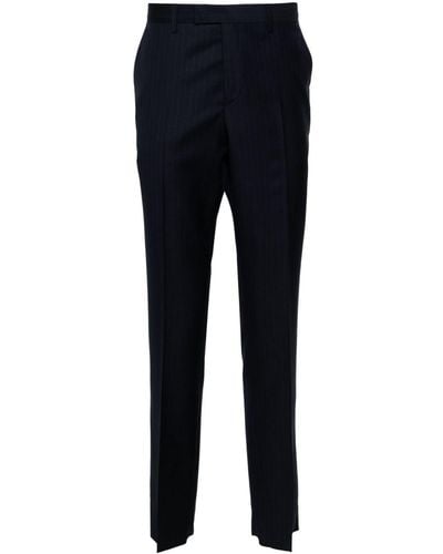 Paul Smith Pantalones de vestir a rayas diplomáticas - Azul