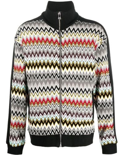 Missoni Sweatshirtjacke mit Zickzackmuster - Mehrfarbig