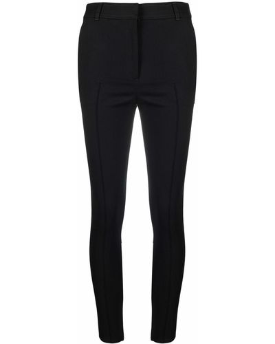 Burberry Skinny High-waisted Trousers - Black