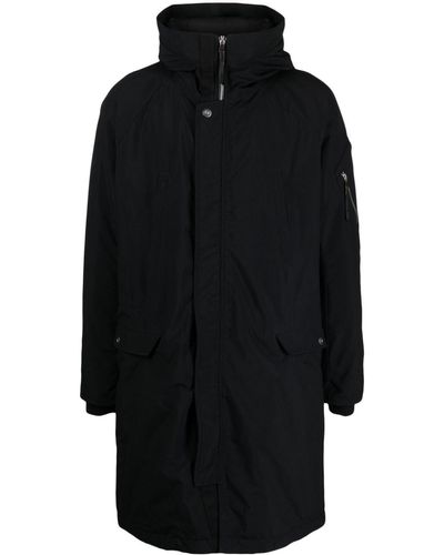 Boris Bidjan Saberi 11 J4 Hooded Windbreaker Jacket - Black