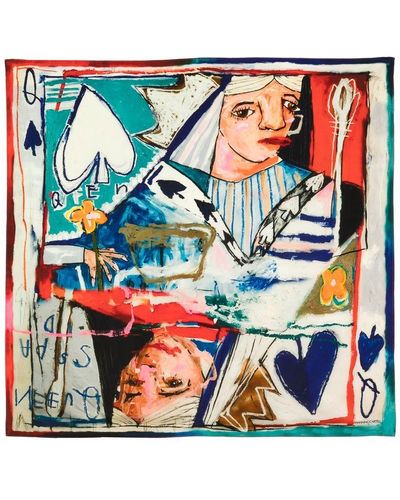 Manning Cartell Queen Of Spades Scarf - Blue