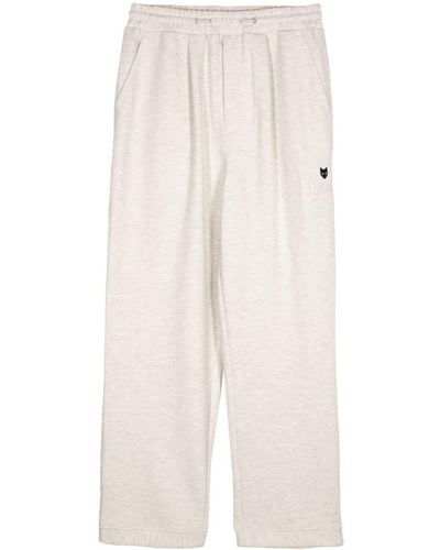ZZERO BY SONGZIO Panther Wide-leg Track Trousers - White