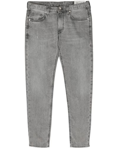 Eleventy Tief sitzende Skinny-Jeans - Grau