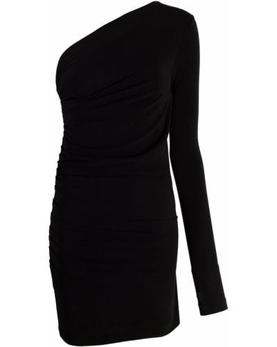 DSquared² One-shoulder Fitted Minidress - Black