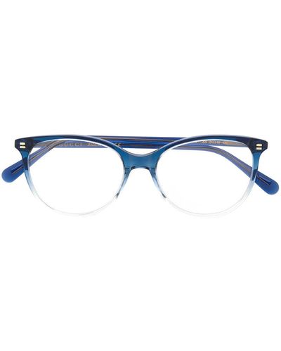 Gucci グッチ・アイウェア ラウンド眼鏡フレーム - ブルー