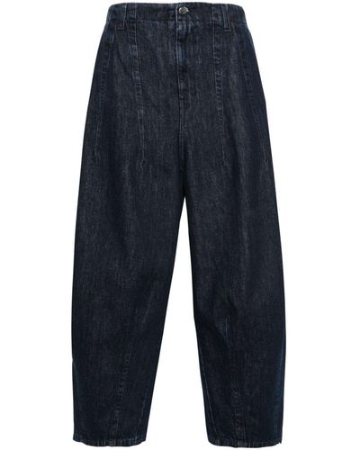 Societe Anonyme Jeans Met Toelopende Pijpen - Blauw