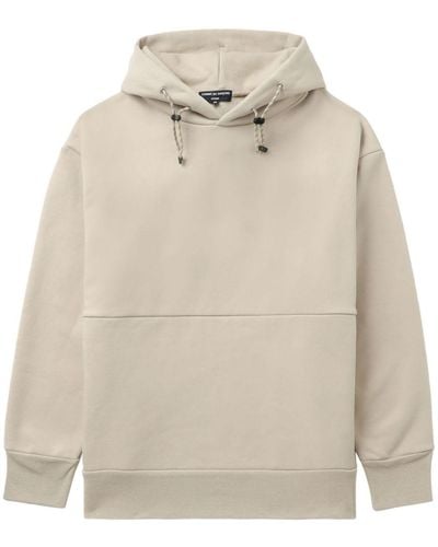 Comme des Garçons Hoodie mit Kontrasteinsatz - Weiß