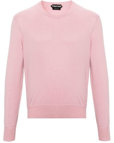 Tom Ford Fein gestrickter Pullover - Pink
