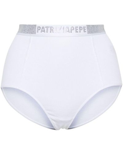 Patrizia Pepe Schal mit Logo-Verzierung - Weiß